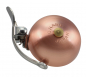 Preview: Crane Bell Co. Mini Suzu Bicycle Bell w/ Steel Band Mount - Brushed Copper