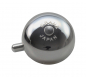 Preview: Crane Bell Co. Mini Karen Bicycle Bell w/ Headset Spacer - Polished Silver