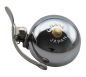 Preview: Crane Bell Co. Mini Suzu Bicycle Bell w/ Steel Band Mount - Chrome Plated