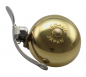Preview: Crane Bell Co. Mini Suzu Bicycle Bell w/ Steel Band Mount - Gold