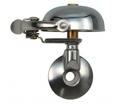 Crane Bell Co. Mini Suzu Bicycle Bell w/ Ahead Cap Mount - Chrome Plated