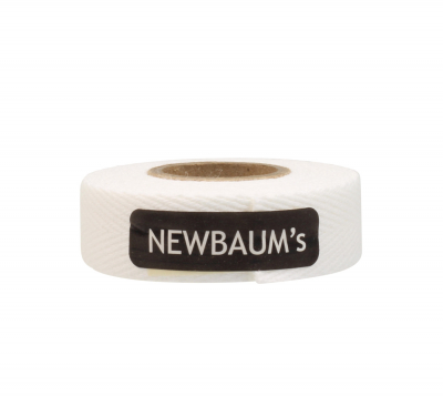 Newbaum`s Baumwoll Lenkerband - White