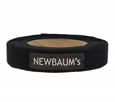 Newbaum`s Gepolstertes Baumwoll Lenkerband - Black