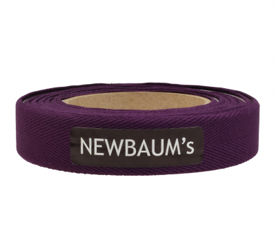 Newbaum`s Gepolstertes Baumwoll Lenkerband - Eggplant