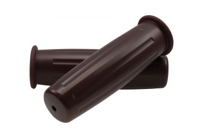 Rindow Tarugata Retro PVC Grips - Dark Brown