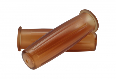Rindow Tarugata Retro PVC Grips - Translucent Brown