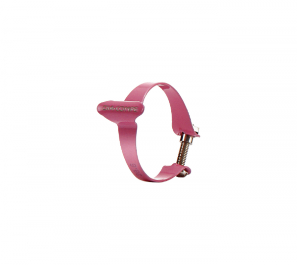 Dia-Compe Top Tube Brake Cable Clamp - Pink