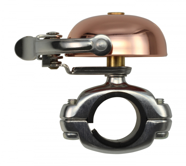 Crane Bell Co. Mini Suzu Bicycle Bell w/ Die Cast Mount - Copper