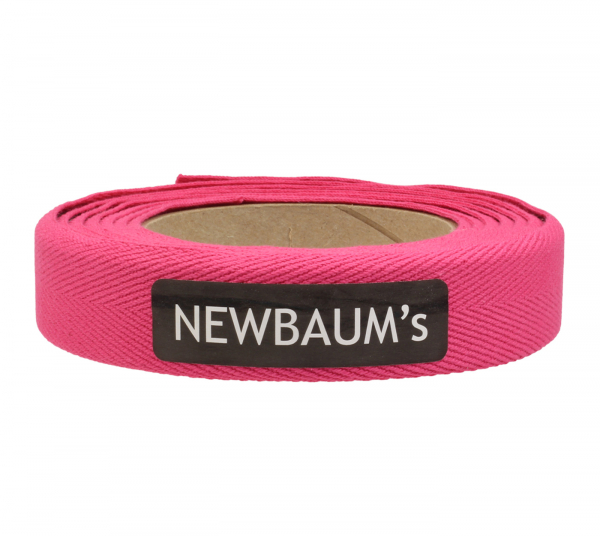 Newbaum`s Gepolstertes Baumwoll Lenkerband - Hot Pink